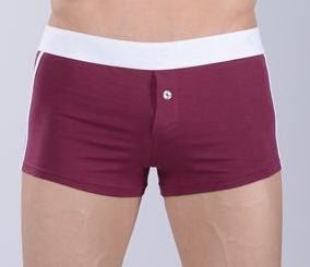 Rasberry first copy cotton boxer with a white belt