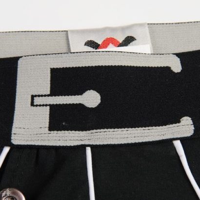 Black Cotton Boxer with a black belt