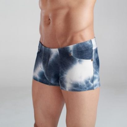 Cotton Boxer imitator colors of blue jeans for men