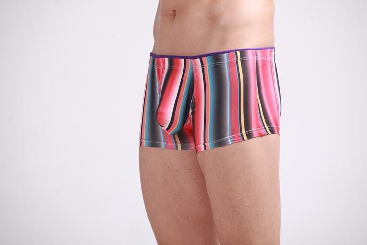 Multicolor Striped Cotton Boxer for men