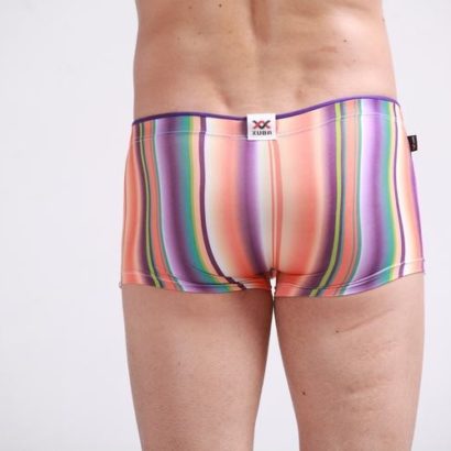 Colorful Striped Trunk Cotton Boxer for men