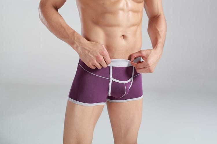 Pastel Violet Cotton Brief Boxer