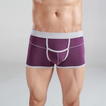 Pastel Violet Cotton Brief Boxer