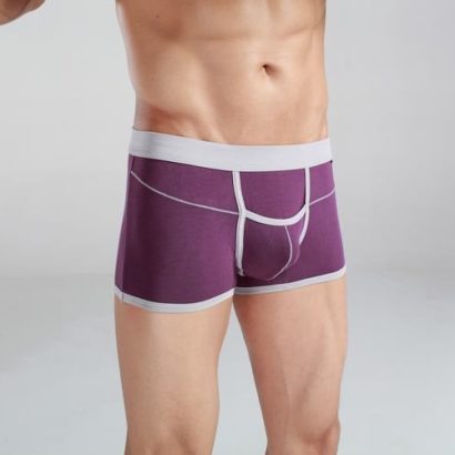 Pastel Violet Cotton Brief Boxer