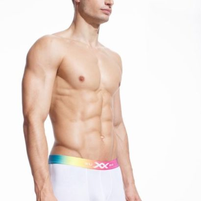 White Cotton Trunk Boxer