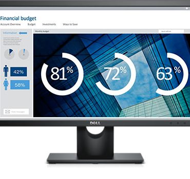 Dell 24 Screen LED-Lit Monitor FHD VGA-DVI E2416H