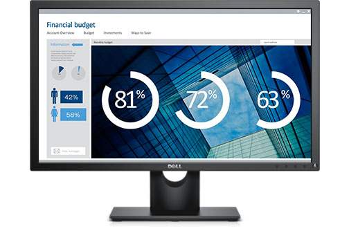 Dell 24 Screen LED-Lit Monitor FHD VGA-DVI E2416H