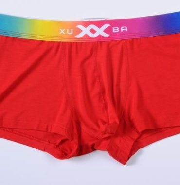 Red Cotton Trunk Boxer