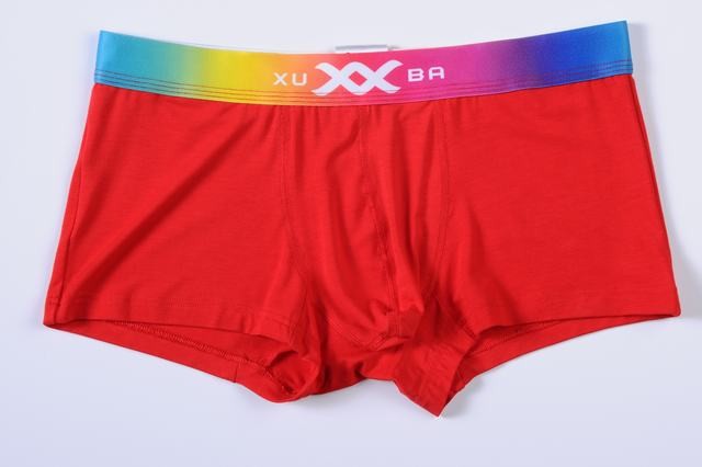 Red Cotton Trunk Boxer