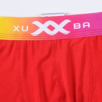 Red Cotton Trunk Boxer