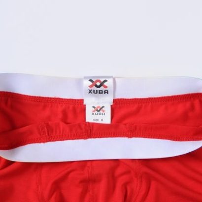 Red Cotton Trunk Boxer