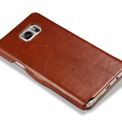 Galaxy Note 5 High Quality Protective Cover Made of Natural Cow Leather, Samsung