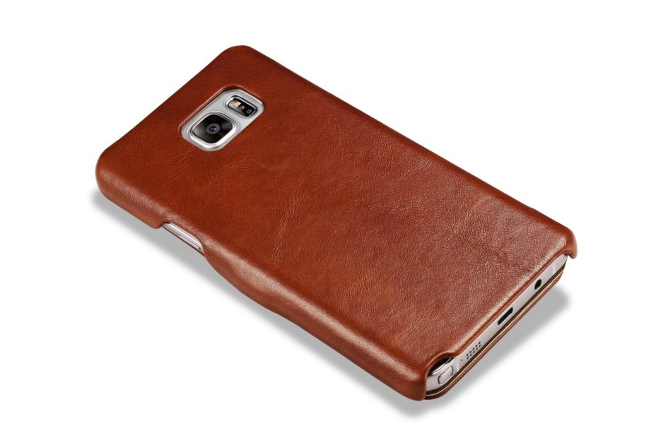 Galaxy Note 5 High Quality Protective Cover Made of Natural Cow Leather, Samsung