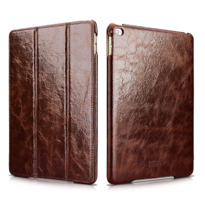 iPad Pro 9.7, iPad Air 2 Cover of Oil Wax Vintage Genuine Leather Folio