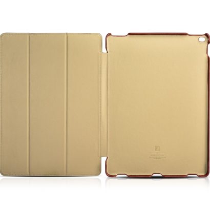 iPad Pro 12.9 inch Cover Vintage Leather With Triple Folded Design Real Cowhide Leather