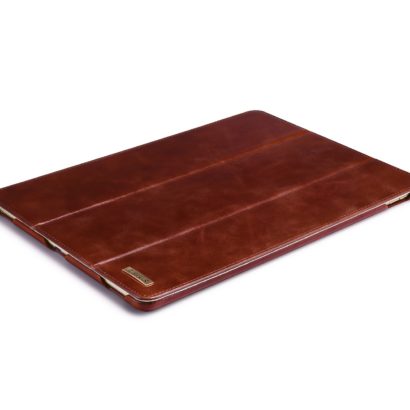 iPad Pro 12.9 inch Cover Vintage Leather With Triple Folded Design Real Cowhide Leather