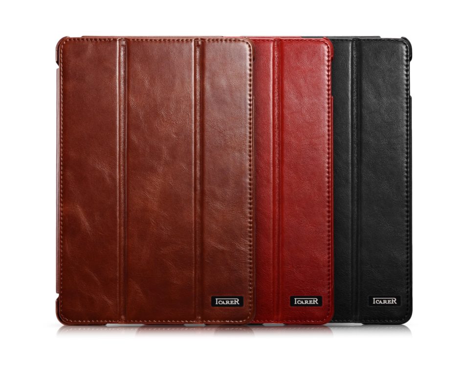 iPad mini 4 Vintage Leather Design Real Cowhide Leather Multi Colors