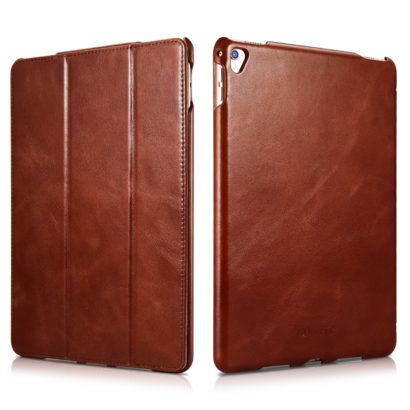 iPad Pro 9.7 inch Vintage Leather With Triple Folded Design Real Cowhide Leather