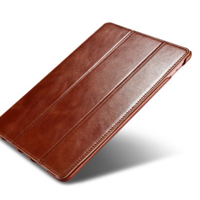 iPad Pro 9.7 inch Vintage Leather With Triple Folded Design Real Cowhide Leather