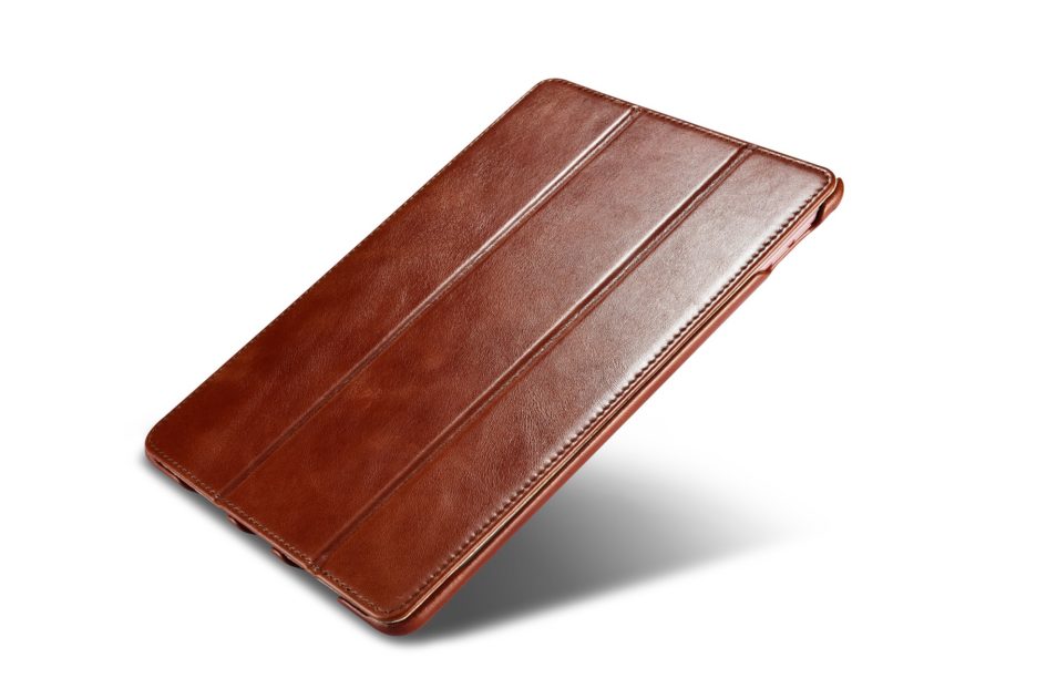 iPad Pro 9.7 inch Vintage Leather With Triple Folded Design Real Cowhide Leather