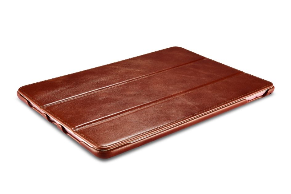 iPad Pro 9.7 inch Vintage Leather With Triple Folded Design Real Cowhide Leather