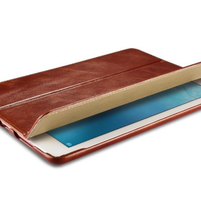 iPad Pro 9.7 inch Vintage Leather With Triple Folded Design Real Cowhide Leather