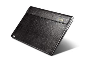 Surface Book Embossed Crocodile Genuine Leather Detachable Folio Case