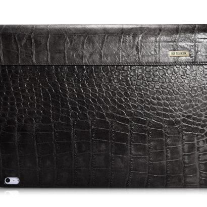 Surface Book Embossed Crocodile Genuine Leather Detachable Folio Case