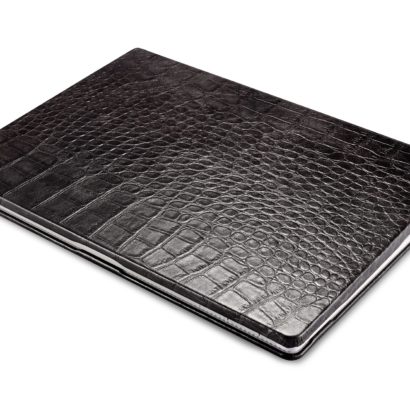 Surface Book Embossed Crocodile Genuine Leather Detachable Folio Case
