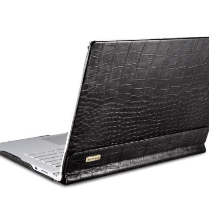 Surface Book Embossed Crocodile Genuine Leather Detachable Folio Case