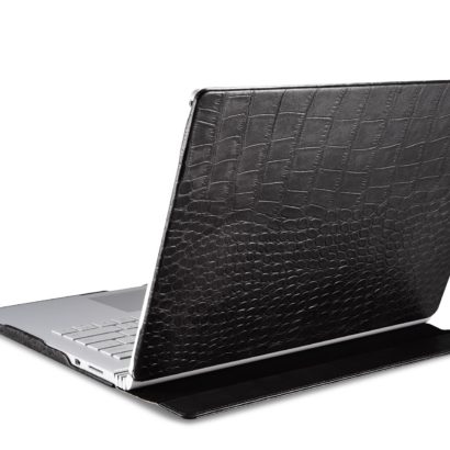 Surface Book Embossed Crocodile Genuine Leather Detachable Folio Case