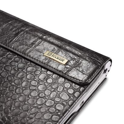 Surface Book Embossed Crocodile Genuine Leather Detachable Folio Case