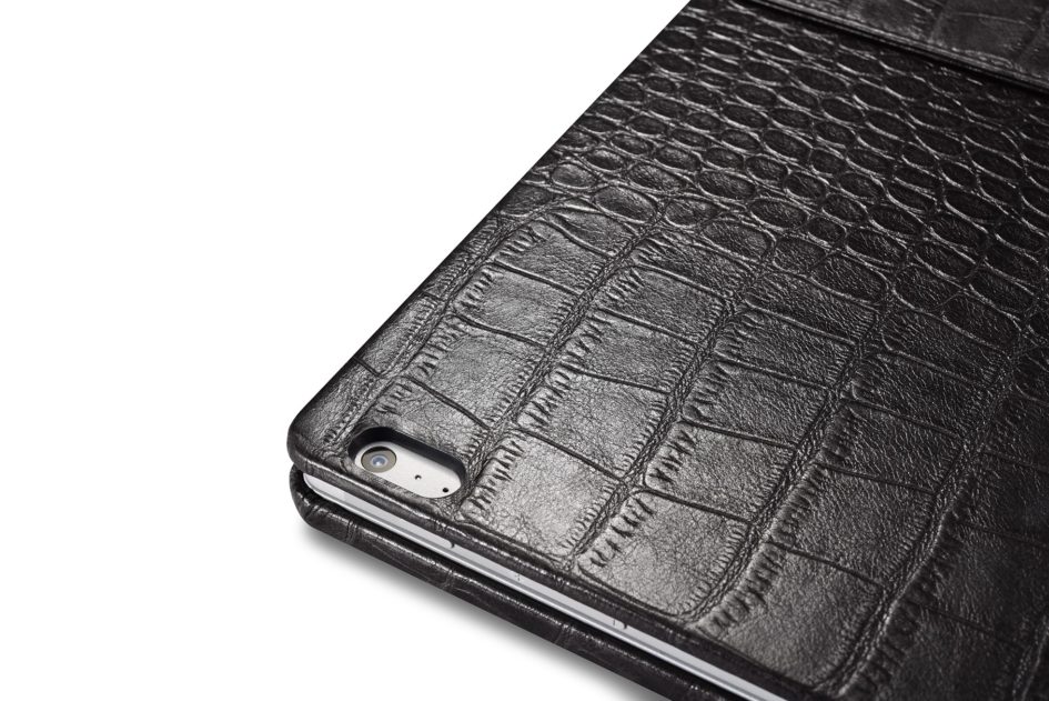 Surface Book Embossed Crocodile Genuine Leather Detachable Folio Case