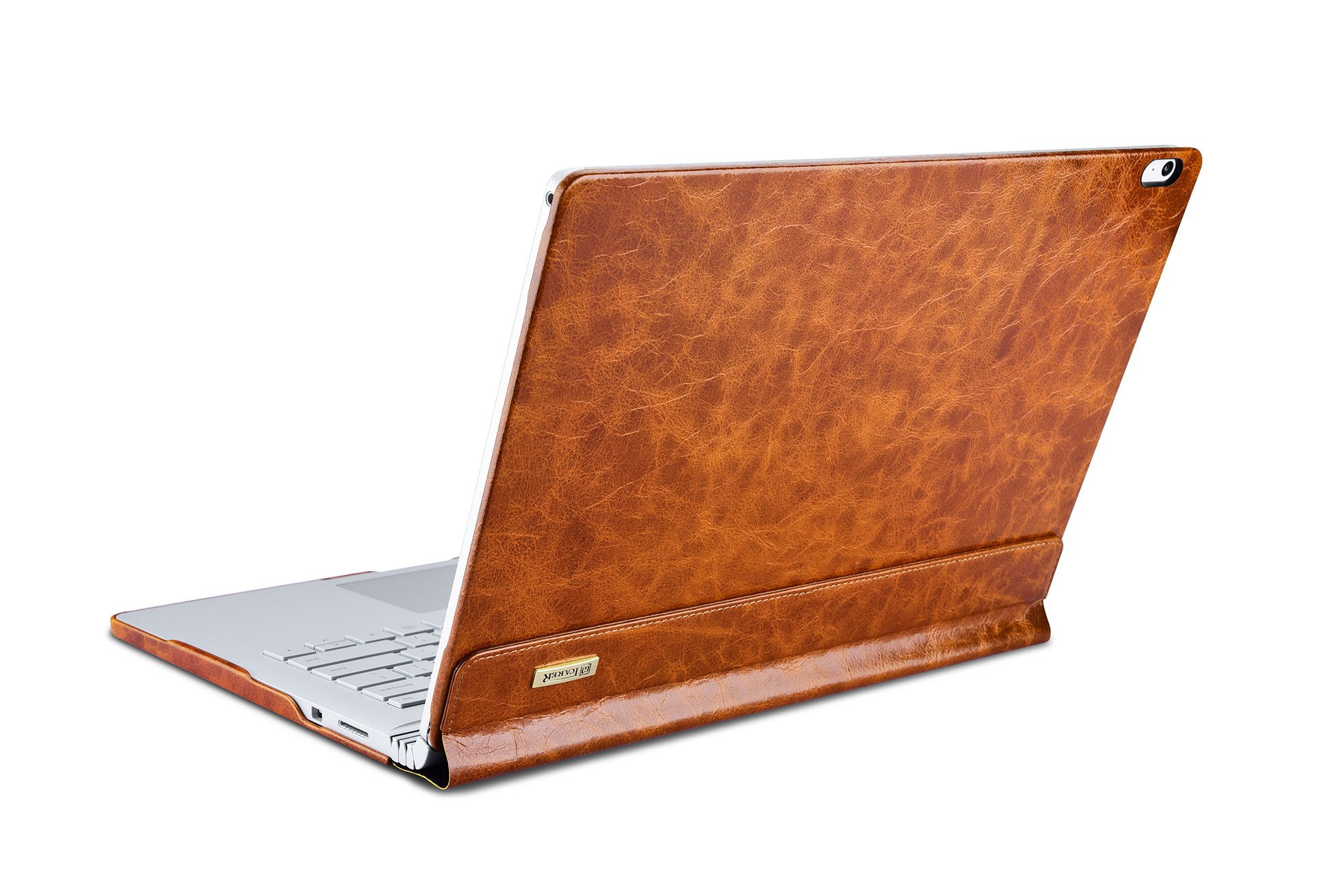 Surface Book Oil Wax Vintage Genuine Leather Detachable Folio Case