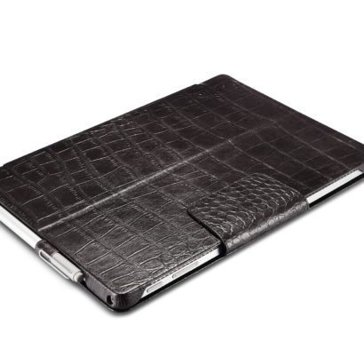 Surface Pro4 Embossed Crocodile Genuine Leather Folio Case