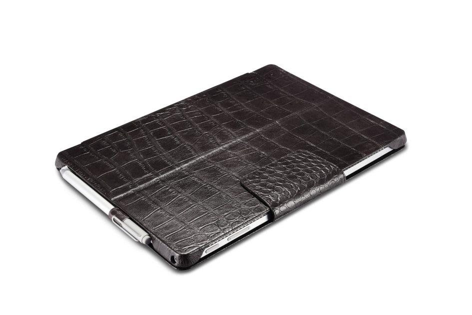 Surface Pro4 Embossed Crocodile Genuine Leather Folio Case