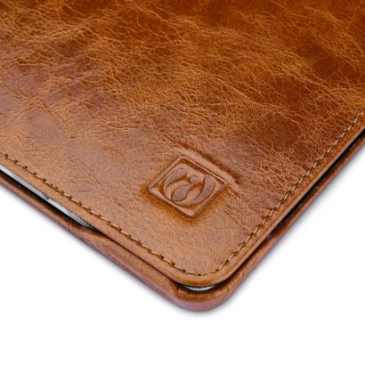 Surface Pro4 Oil Wax Vintage Genuine Leather Folio Case