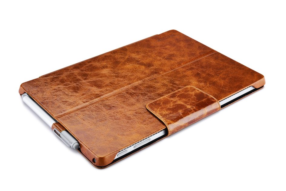 Surface Pro4 Oil Wax Vintage Genuine Leather Folio Case