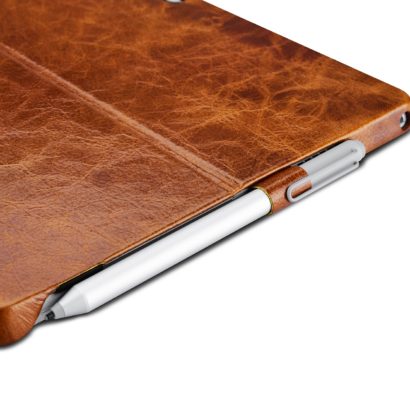 Surface Pro4 Oil Wax Vintage Genuine Leather Back Cover