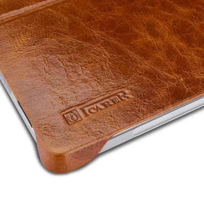 Surface Pro4 Oil Wax Vintage Genuine Leather Back Cover