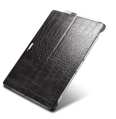 Surface Pro4 Embossed Crocodile Genuine Leather Back Cover