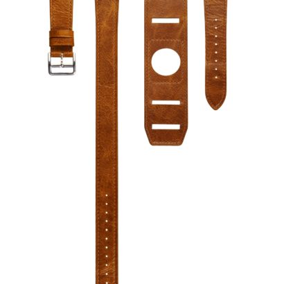 Classic Genuine Leather Quadri Watchband Series For Apple Watch