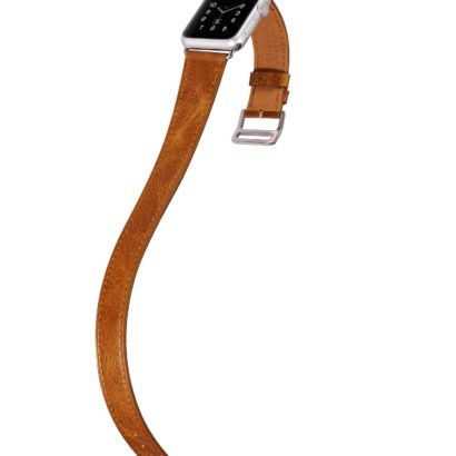 Classic Genuine Leather Quadri Watchband Series For Apple Watch