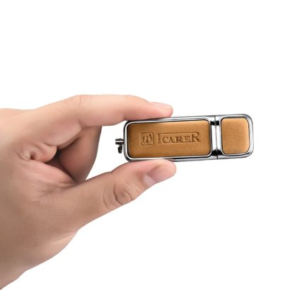 16G USB Genuine Leather Portable Flash Drive