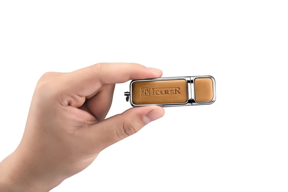 16G USB Genuine Leather Portable Flash Drive