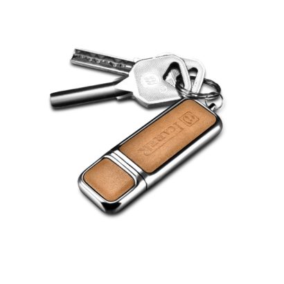 16G USB Genuine Leather Portable Flash Drive