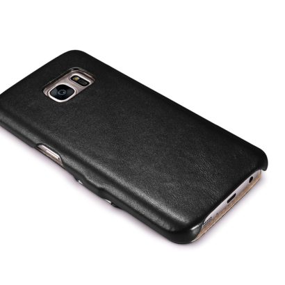 Samsung Galaxy S7 Luxury Series Side Open Genuine Leather Case