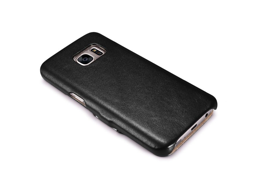 Samsung Galaxy S7 Luxury Series Side Open Genuine Leather Case