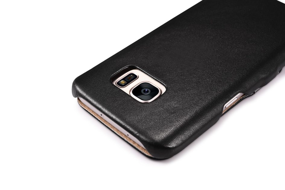 Samsung Galaxy S7 Luxury Series Side Open Genuine Leather Case