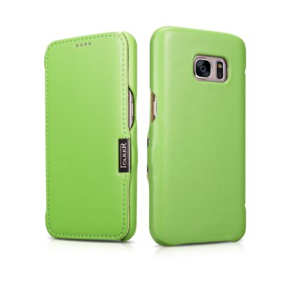 Samsung Galaxy S7 Luxury Series Side Open Genuine Leather Case